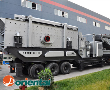 轮胎式圆锥破移动站