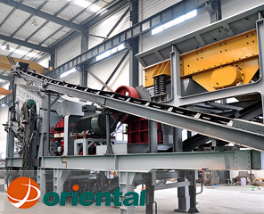 闭路式移动破碎站