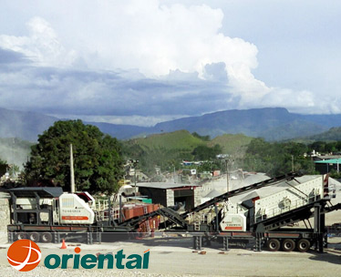 轮胎式反击破移动站