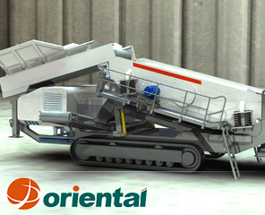 履带式筛分移动站