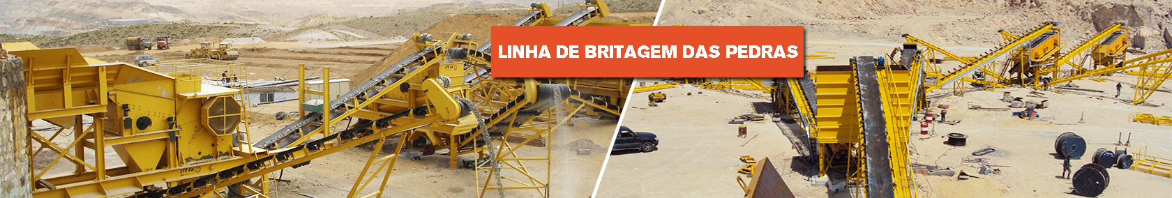 Linha de Britagem das pedras